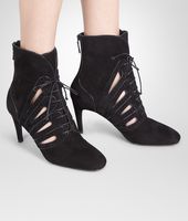 Bottega Veneta® NERO SUEDE VERNIS BOOTIE Bottega Veneta® NERO SUEDE VERNIS BOOTIE