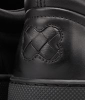 Bottega Veneta® Nero Intrecciato Nappa Sneaker Bottega Veneta® Nero Intrecciato Nappa Sneaker