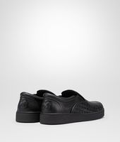 Bottega Veneta® Nero Intrecciato Nappa Sneaker Bottega Veneta® Nero Intrecciato Nappa Sneaker