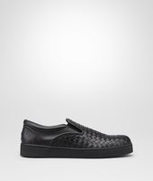 Bottega Veneta® Nero Intrecciato Nappa Sneaker Bottega Veneta® Nero Intrecciato Nappa Sneaker