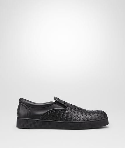 BOTTEGA VENETA - Nero Intrecciato Nappa Sneaker