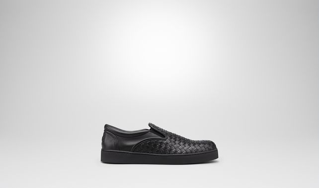 BOTTEGA VENETA - Nero Intrecciato Nappa Sneaker