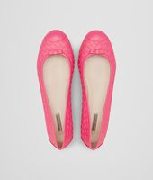 Bottega Veneta® ROSA SHOCK INTRECCIATO NAPPA BALLERINA Bottega Veneta® ROSA SHOCK INTRECCIATO NAPPA BALLERINA