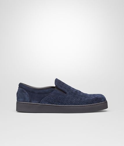 BOTTEGA VENETA - Prusse Intrecciato Suede Sneaker