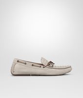 Bottega Veneta® Sand Intrecciato Suede Moccasin Bottega Veneta® Sand Intrecciato Suede Moccasin