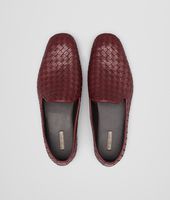 Bottega Veneta® OUTDOOR SLIPPER AUBERGINE IN FOULARD CALF INTRECCIATO Bottega Veneta® OUTDOOR SLIPPER AUBERGINE IN FOULARD CALF INTRECCIATO