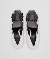 Bottega Veneta® MIST MEDIUM GREY SMOOTH CHEVRE PATENT PUMP Bottega Veneta® MIST MEDIUM GREY SMOOTH CHEVRE PATENT PUMP