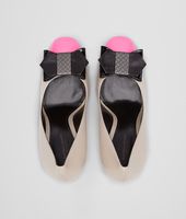 Bottega Veneta® Sand Rosa Shock Smooth Chevre Patent Pump Bottega Veneta® Sand Rosa Shock Smooth Chevre Patent Pump