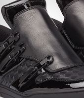 Bottega Veneta® Nero Intrecciato Calf Vernis Sneaker Bottega Veneta® Nero Intrecciato Calf Vernis Sneaker