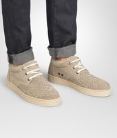 Bottega Veneta® Sand Intrecciato Suede Sneaker Bottega Veneta® Sand Intrecciato Suede Sneaker