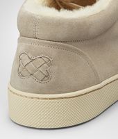 Bottega Veneta® Sand Intrecciato Suede Sneaker Bottega Veneta® Sand Intrecciato Suede Sneaker