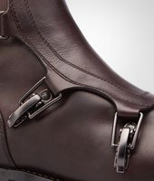 Bottega Veneta® Espresso Calf Leather Ankle Boot Bottega Veneta® Espresso Calf Leather Ankle Boot