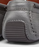 Bottega Veneta® New Light Grey Intrecciato Washed Cervo Moccasin Bottega Veneta® New Light Grey Intrecciato Washed Cervo Moccasin