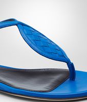 Bottega Veneta® Signal Blue Intrecciato Nappa Sandal Bottega Veneta® Signal Blue Intrecciato Nappa Sandal