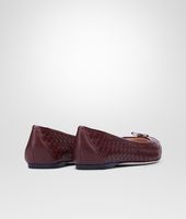 Bottega Veneta® Aubergine Intrecciato Nappa Ballerina Bottega Veneta® Aubergine Intrecciato Nappa Ballerina