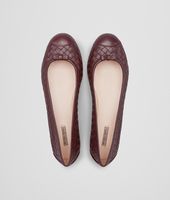 Bottega Veneta® AUBERGINE INTRECCIATO NAPPA BALLERINA Bottega Veneta® AUBERGINE INTRECCIATO NAPPA BALLERINA