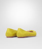 Bottega Veneta® New Chartreuse Intrecciato Nappa Ballerina Bottega Veneta® New Chartreuse Intrecciato Nappa Ballerina