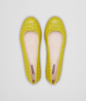 Bottega Veneta® New Chartreuse Intrecciato Nappa Ballerina Bottega Veneta® New Chartreuse Intrecciato Nappa Ballerina