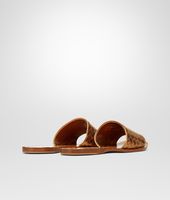 Bottega Veneta® NEW BRONZE INTRECCIATO CALF METAL SANDAL Bottega Veneta® NEW BRONZE INTRECCIATO CALF METAL SANDAL