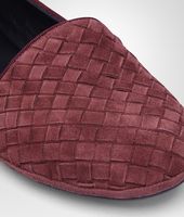 Bottega Veneta® AUBERGINE Intrecciato Suede OUTDOOR SLIPPER Bottega Veneta® AUBERGINE Intrecciato Suede OUTDOOR SLIPPER