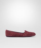 Bottega Veneta® AUBERGINE Intrecciato Suede OUTDOOR SLIPPER Bottega Veneta® AUBERGINE Intrecciato Suede OUTDOOR SLIPPER