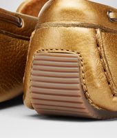 Bottega Veneta® New Bronze Intrecciato Cervo Metal Mocassin Bottega Veneta® New Bronze Intrecciato Cervo Metal Mocassin