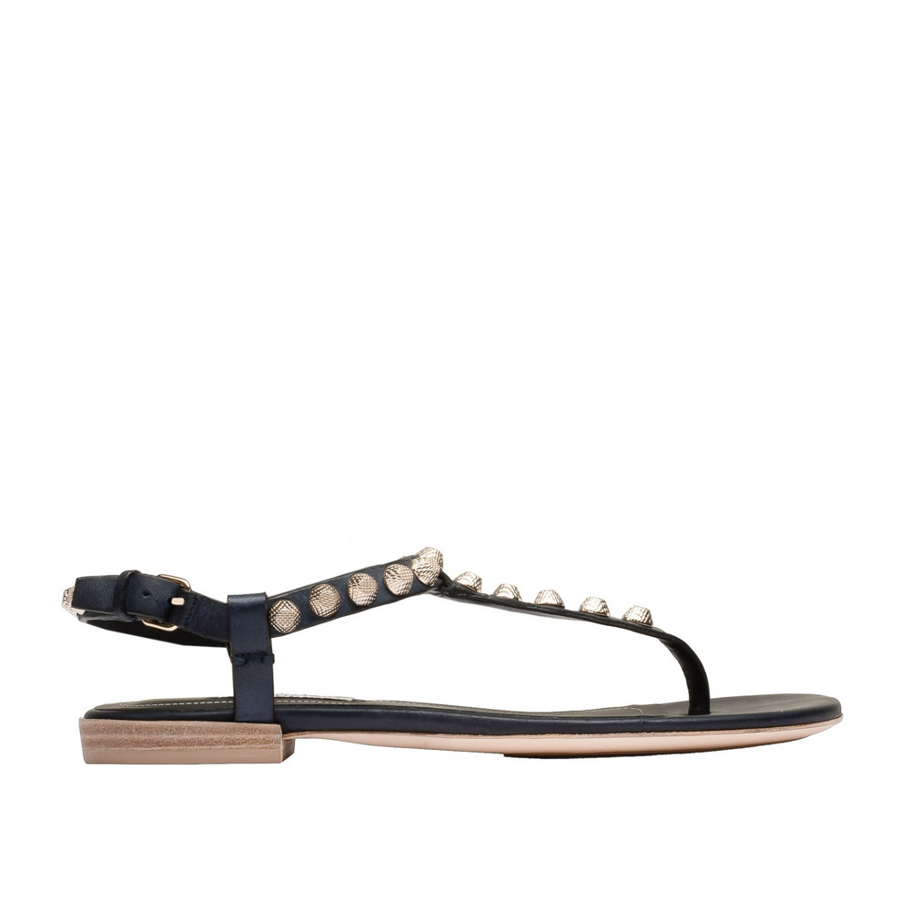 Balenciaga Giant Gold T Strap Sandals Balenciaga Giant Gold T Strap Sandals