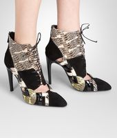 Bottega Veneta® NERO MINK NEW CHARTREUSE SUEDE MANGROVIA BOOTIE Bottega Veneta® NERO MINK NEW CHARTREUSE SUEDE MANGROVIA BOOTIE