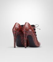 Bottega Veneta® ANKLE BOOT AUS ELAPHE BURNT RED Bottega Veneta® ANKLE BOOT AUS ELAPHE BURNT RED