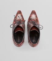 Bottega Veneta® ANKLE BOOT AUS ELAPHE BURNT RED Bottega Veneta® ANKLE BOOT AUS ELAPHE BURNT RED