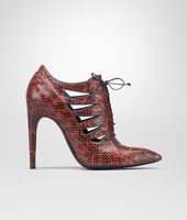 Bottega Veneta® ANKLE BOOT AUS ELAPHE BURNT RED Bottega Veneta® ANKLE BOOT AUS ELAPHE BURNT RED