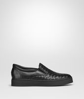 Bottega Veneta® NERO INTRECCIATO NAPPA SLIP-ON SNEAKER Bottega Veneta® NERO INTRECCIATO NAPPA SLIP-ON SNEAKER