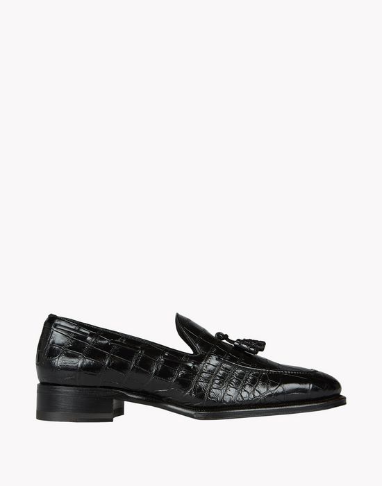 ubaldo croc tassel loafers shoes Man Dsquared2