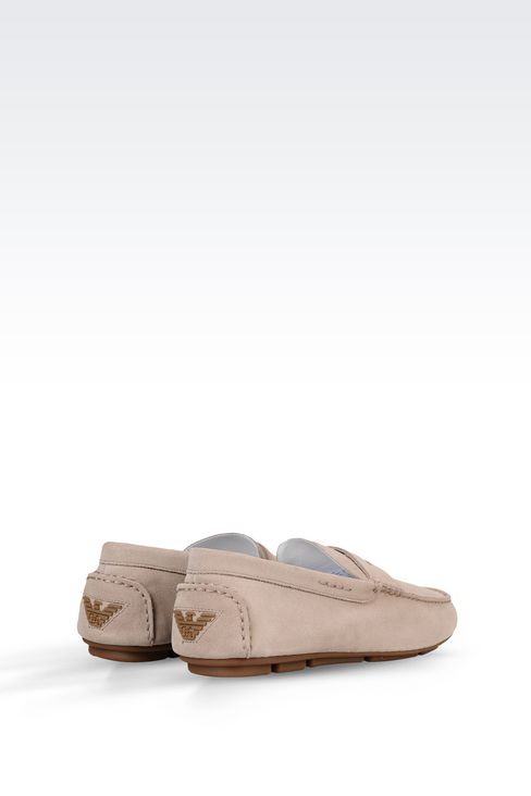 Armani Jeans Men SUEDE LOAFER, Bovine - Armani.com  Armani Jeans Men SUEDE LOAFER, Bovine - Armani.com
