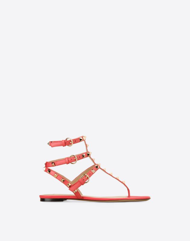 valentino thong rockstud flat sandals