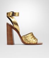 bottega veneta gold shoes