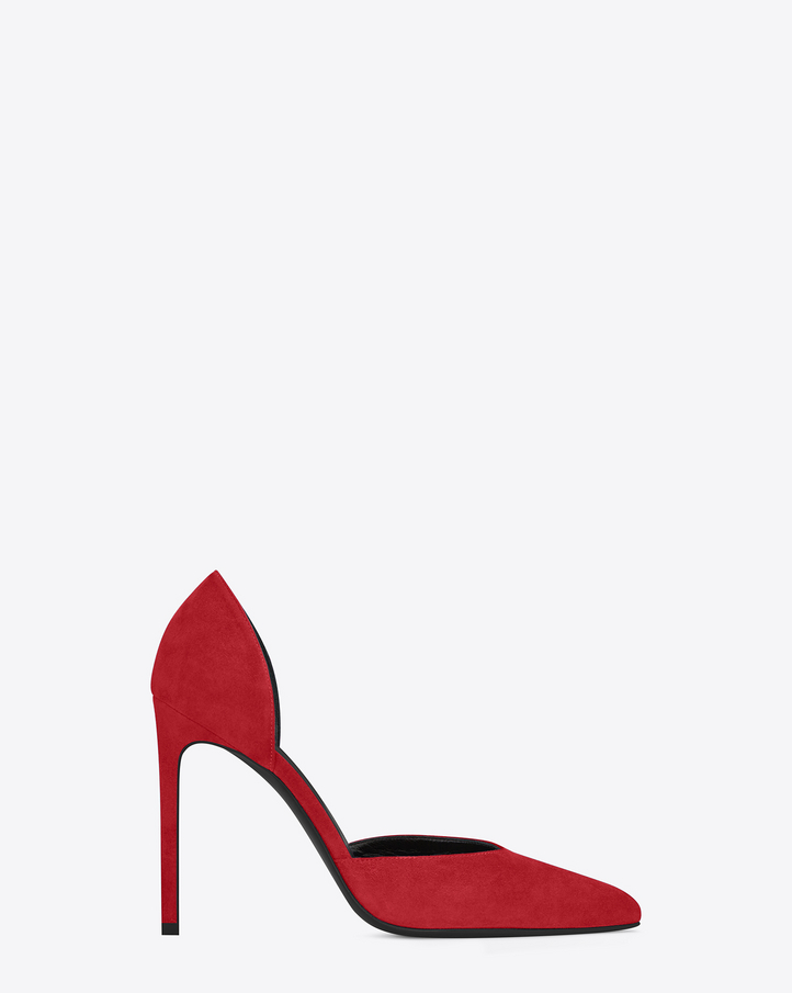 ysl heels red
