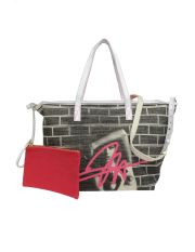 LENY ICONS - Borsa grande in tessuto