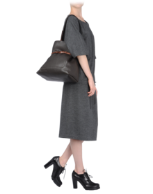 JIL SANDER - Large leather bag