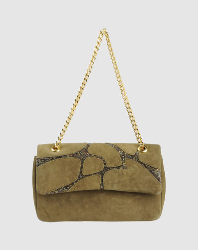 ZOOM RENE' CAOVILLA - Medium leather bag