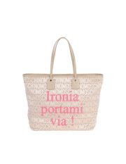 MOSCHINO - Borsa grande in tessuto
