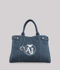 ARMANI JEANS - Large fabric bag
