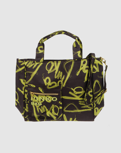 ZOOM PINKO BAG - Medium fabric bag