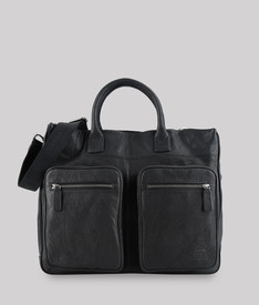 ARMANI COLLEZIONI - Large leather bag