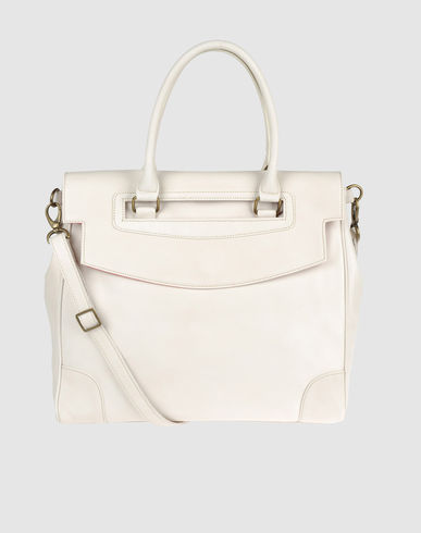 ZOOM WHITE IN 8 - Large leather bag