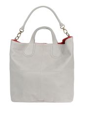 WHITE IN 8 - Borsa grande in pelle