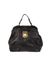 WHITE IN 8 - Borsa media in pelle