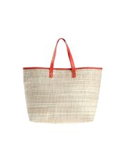 WHITE IN 8 - Borsa grande in tessuto