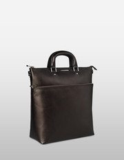 ERMENEGILDO ZEGNA - Large leather bag