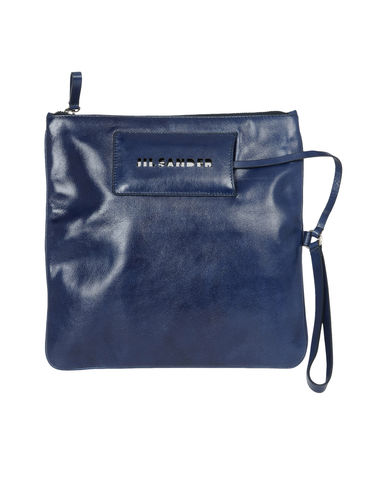 ZOOM JIL SANDER NAVY - Medium leather bag